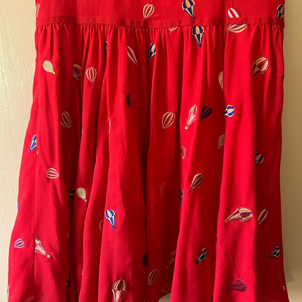 Nishe Hot Air Balloon Embroidered Dress with peter pan collar UK14/US10 Modcloth - Picture 8 of 12